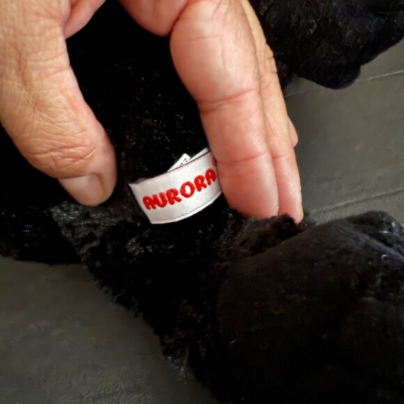 Aurora Plush Black Gorilla Stuffed Animal 12" Soft & Cuddly Toy - Picture 4 of 4